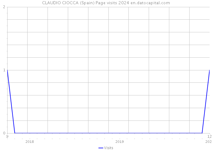 CLAUDIO CIOCCA (Spain) Page visits 2024 