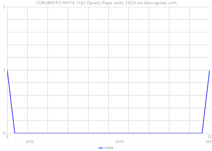 COROMOTO MOYA YULI (Spain) Page visits 2024 