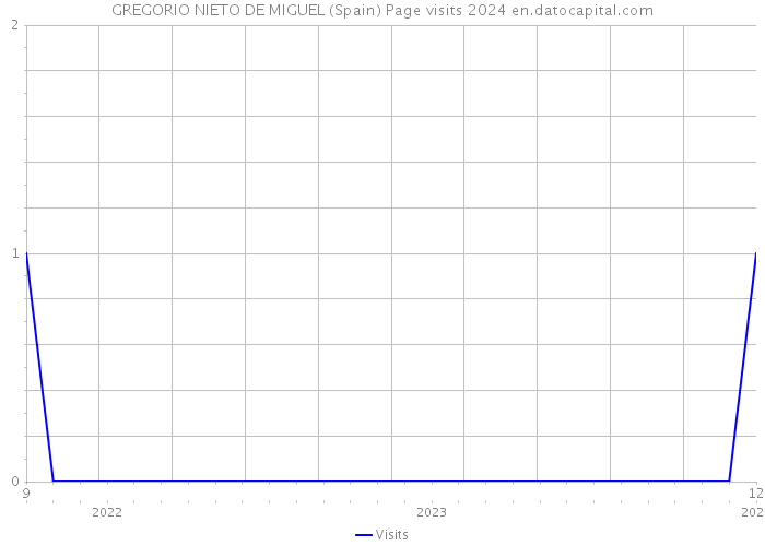 GREGORIO NIETO DE MIGUEL (Spain) Page visits 2024 