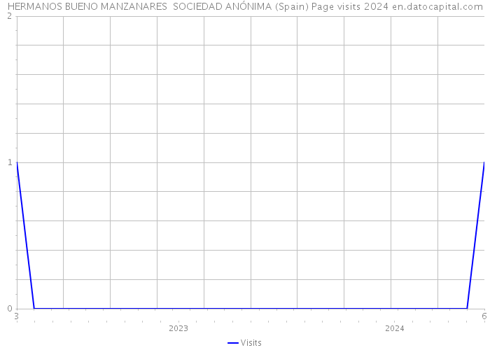 HERMANOS BUENO MANZANARES SOCIEDAD ANÓNIMA (Spain) Page visits 2024 