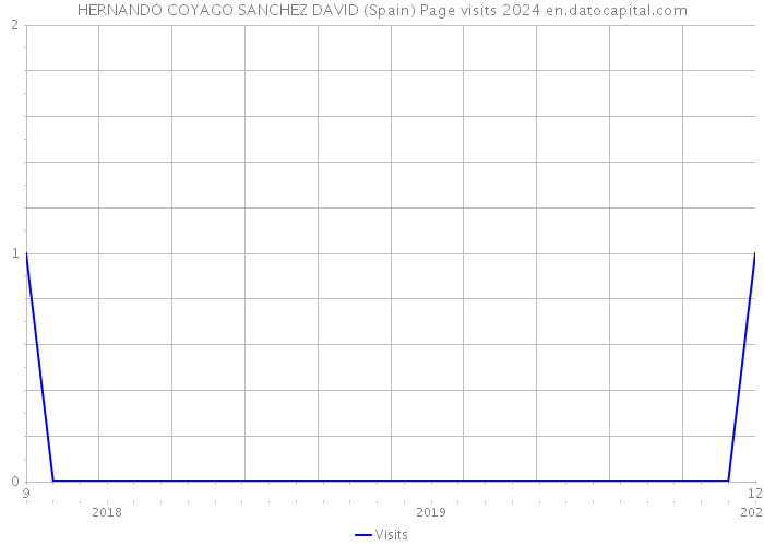HERNANDO COYAGO SANCHEZ DAVID (Spain) Page visits 2024 