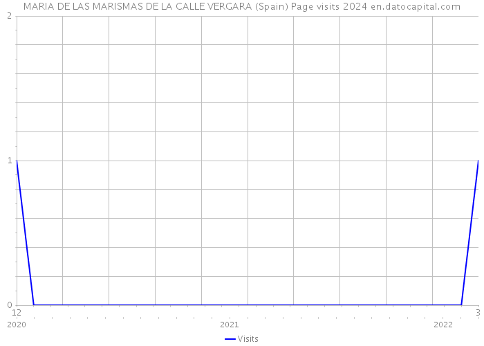 MARIA DE LAS MARISMAS DE LA CALLE VERGARA (Spain) Page visits 2024 