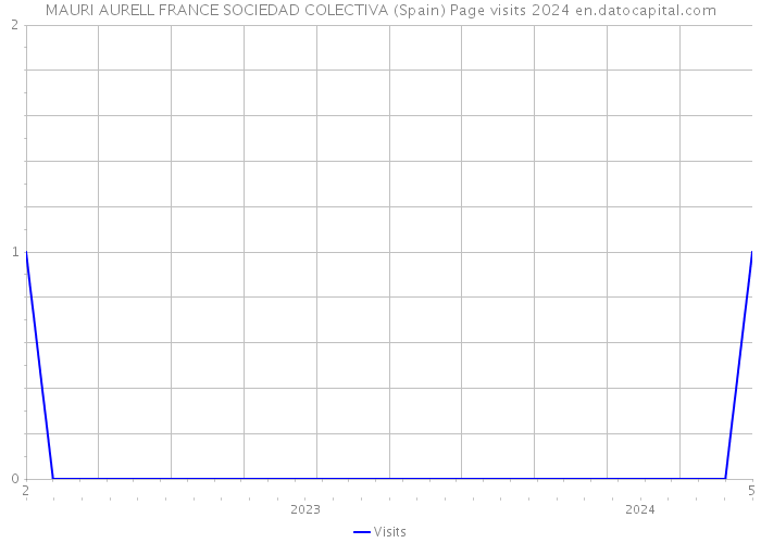 MAURI AURELL FRANCE SOCIEDAD COLECTIVA (Spain) Page visits 2024 