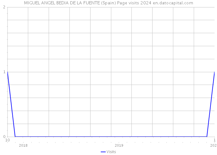 MIGUEL ANGEL BEDIA DE LA FUENTE (Spain) Page visits 2024 