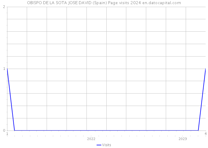 OBISPO DE LA SOTA JOSE DAVID (Spain) Page visits 2024 