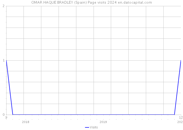 OMAR HAQUE BRADLEY (Spain) Page visits 2024 