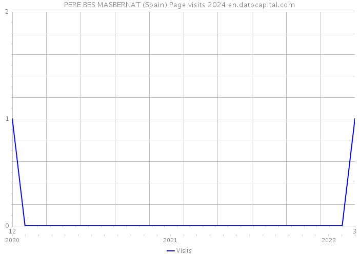 PERE BES MASBERNAT (Spain) Page visits 2024 