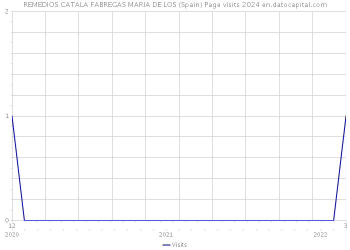 REMEDIOS CATALA FABREGAS MARIA DE LOS (Spain) Page visits 2024 