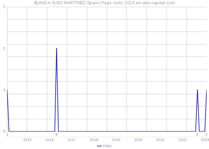 BLANCA SUSO MARTINEZ (Spain) Page visits 2024 