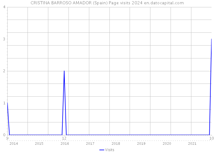 CRISTINA BARROSO AMADOR (Spain) Page visits 2024 