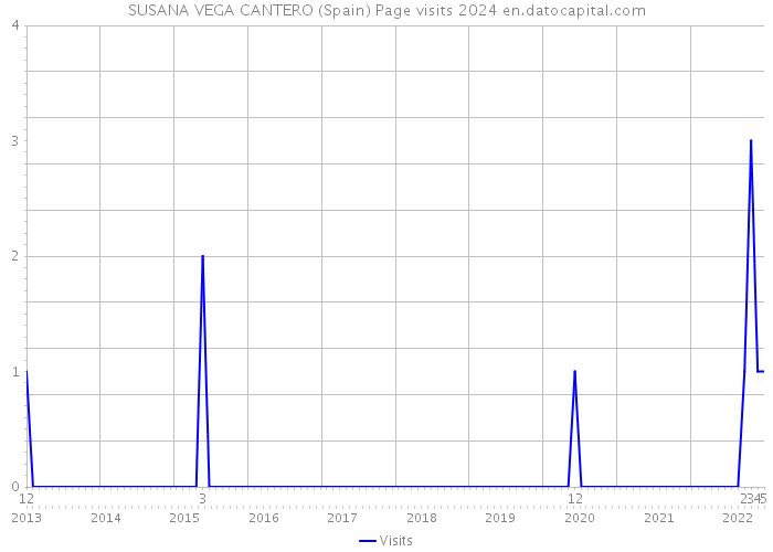 SUSANA VEGA CANTERO (Spain) Page visits 2024 