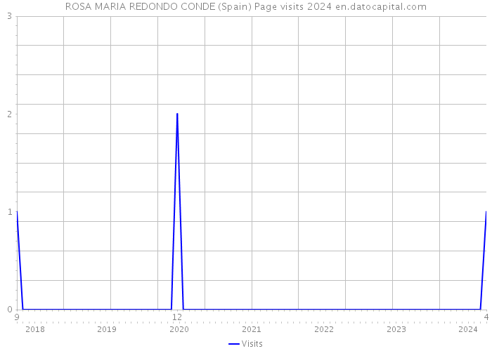 ROSA MARIA REDONDO CONDE (Spain) Page visits 2024 