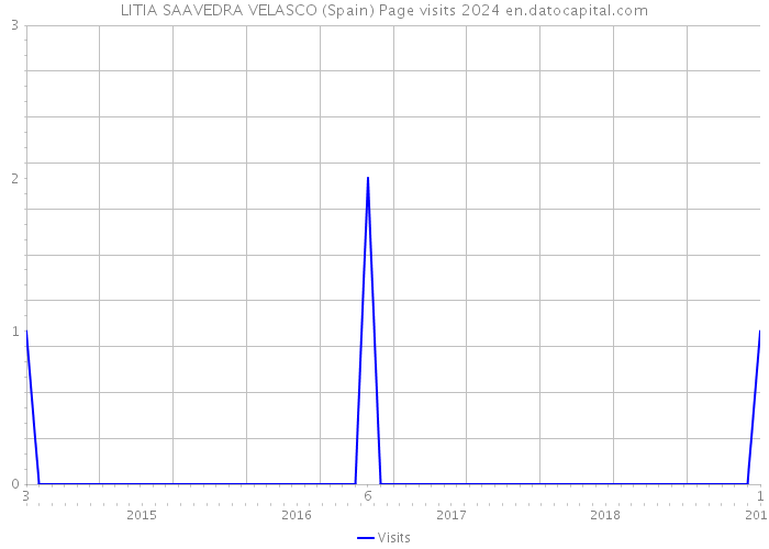 LITIA SAAVEDRA VELASCO (Spain) Page visits 2024 