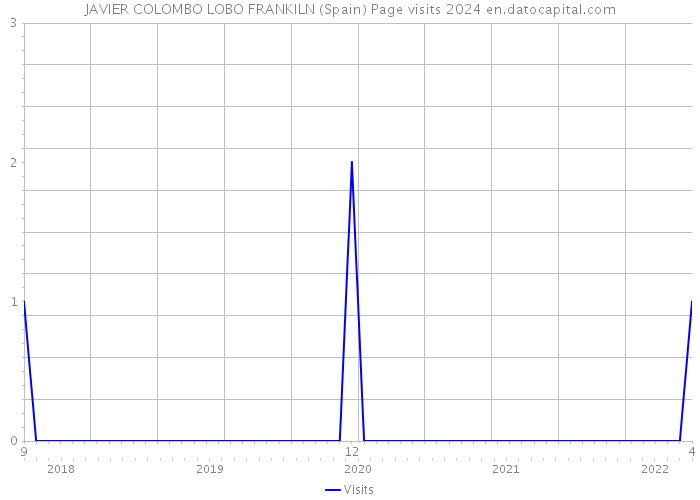 JAVIER COLOMBO LOBO FRANKILN (Spain) Page visits 2024 