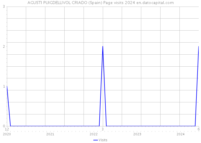 AGUSTI PUIGDELLIVOL CRIADO (Spain) Page visits 2024 