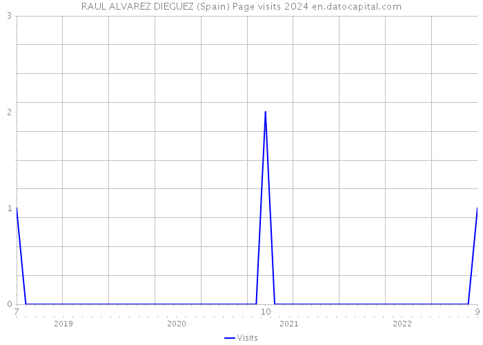 RAUL ALVAREZ DIEGUEZ (Spain) Page visits 2024 