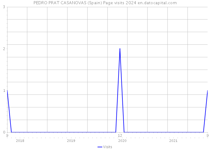 PEDRO PRAT CASANOVAS (Spain) Page visits 2024 