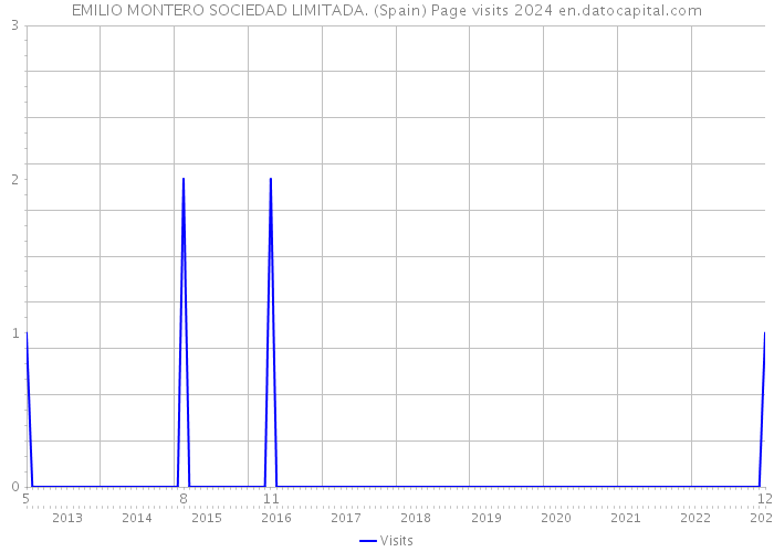 EMILIO MONTERO SOCIEDAD LIMITADA. (Spain) Page visits 2024 