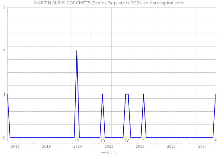 MARTIN RUBIO CORCHETE (Spain) Page visits 2024 