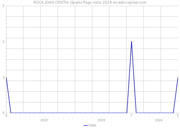 ROCA JOAN CRISTIA (Spain) Page visits 2024 