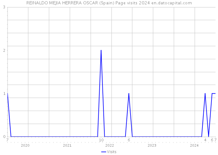 REINALDO MEJIA HERRERA OSCAR (Spain) Page visits 2024 