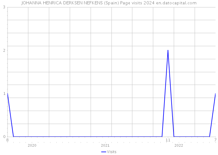 JOHANNA HENRICA DERKSEN NEFKENS (Spain) Page visits 2024 