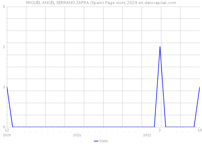 MIGUEL ANGEL SERRANO ZAFRA (Spain) Page visits 2024 