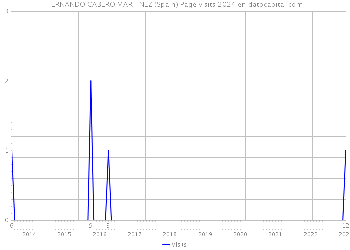 FERNANDO CABERO MARTINEZ (Spain) Page visits 2024 