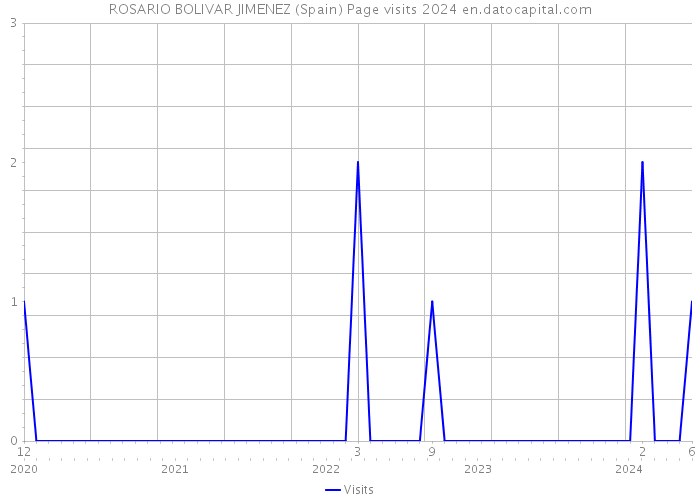 ROSARIO BOLIVAR JIMENEZ (Spain) Page visits 2024 