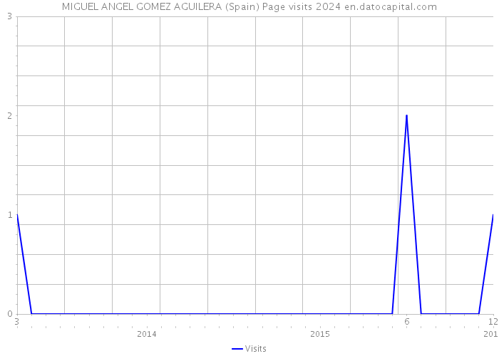 MIGUEL ANGEL GOMEZ AGUILERA (Spain) Page visits 2024 