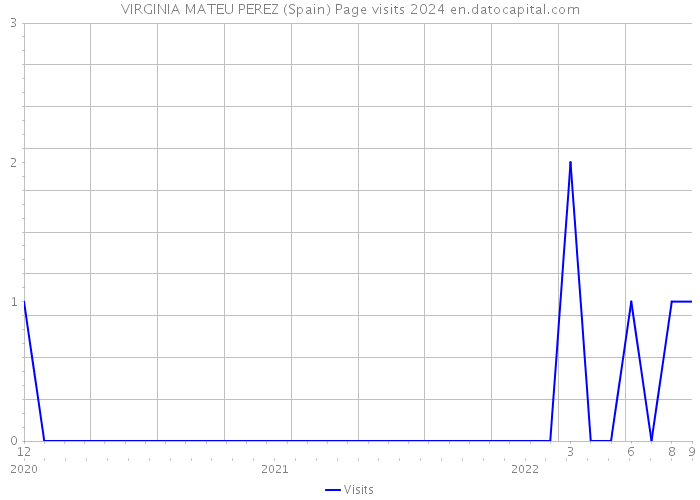 VIRGINIA MATEU PEREZ (Spain) Page visits 2024 