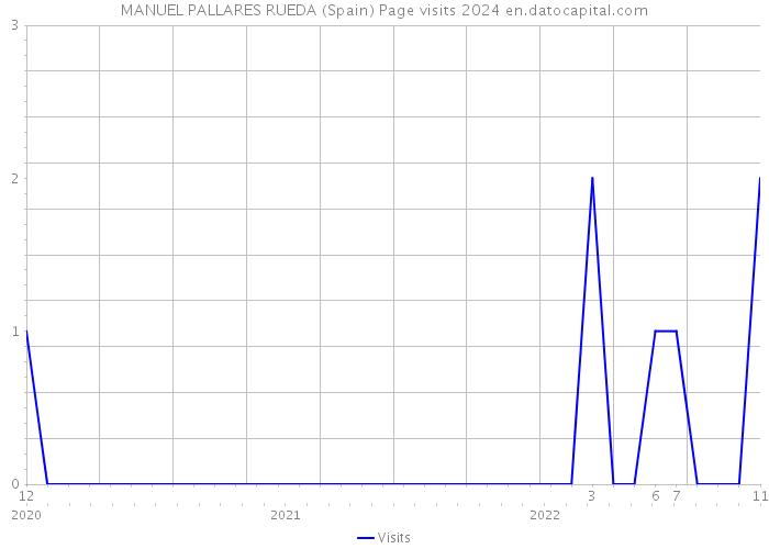 MANUEL PALLARES RUEDA (Spain) Page visits 2024 
