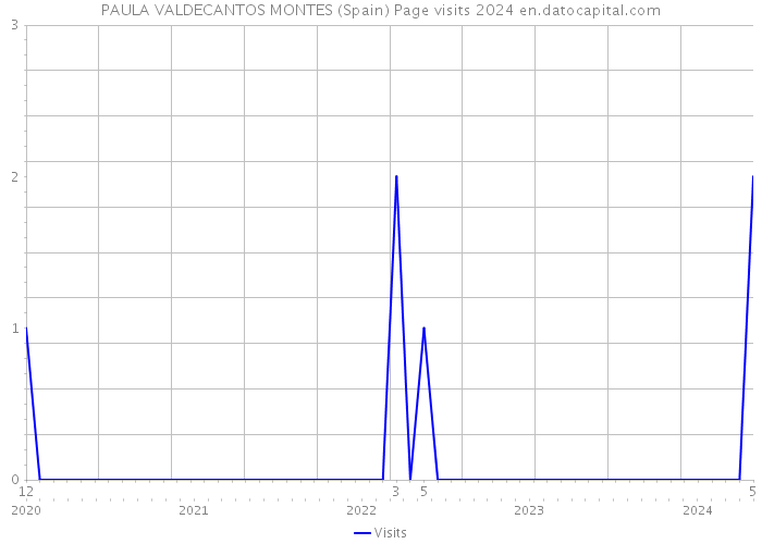 PAULA VALDECANTOS MONTES (Spain) Page visits 2024 