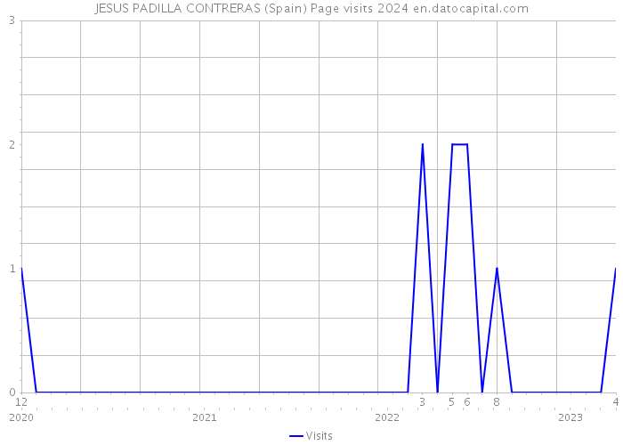 JESUS PADILLA CONTRERAS (Spain) Page visits 2024 