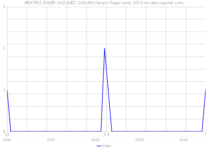 BEATRIZ SOLER VAZQUEZ GUILLEN (Spain) Page visits 2024 