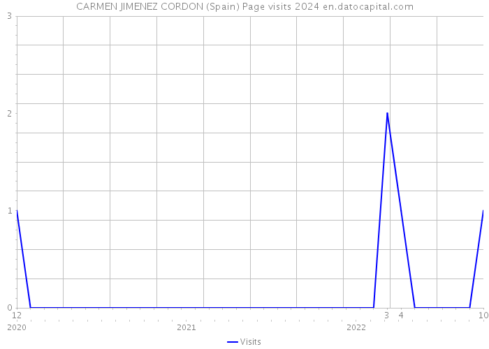 CARMEN JIMENEZ CORDON (Spain) Page visits 2024 