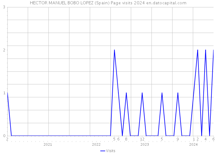 HECTOR MANUEL BOBO LOPEZ (Spain) Page visits 2024 