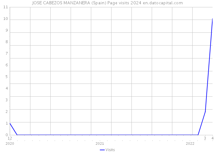JOSE CABEZOS MANZANERA (Spain) Page visits 2024 
