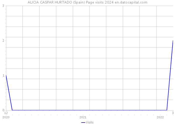 ALICIA GASPAR HURTADO (Spain) Page visits 2024 