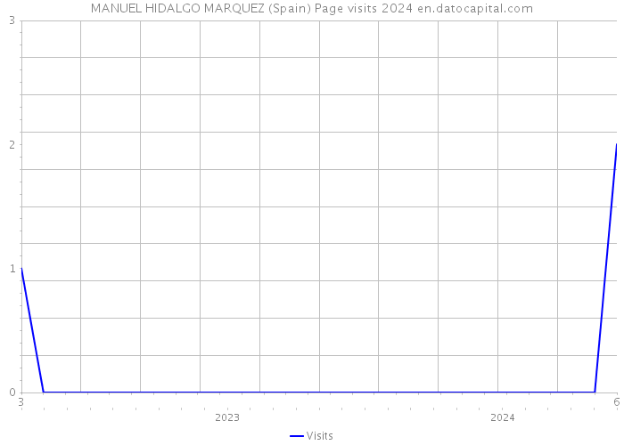 MANUEL HIDALGO MARQUEZ (Spain) Page visits 2024 