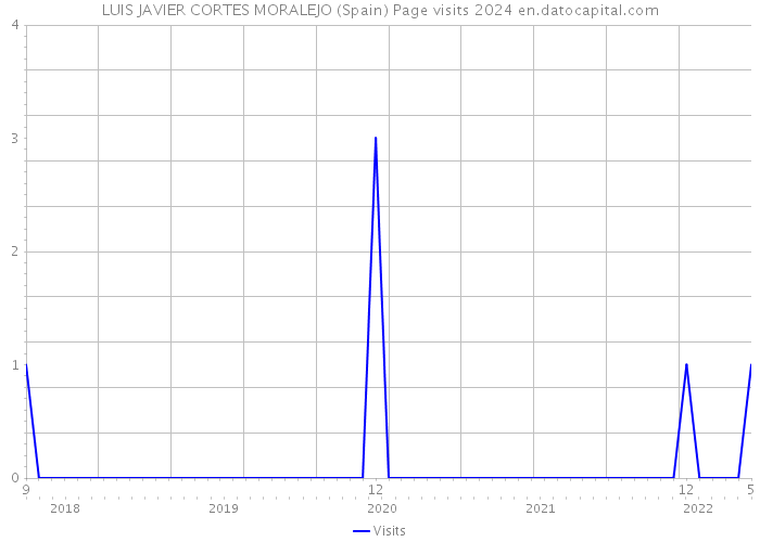 LUIS JAVIER CORTES MORALEJO (Spain) Page visits 2024 