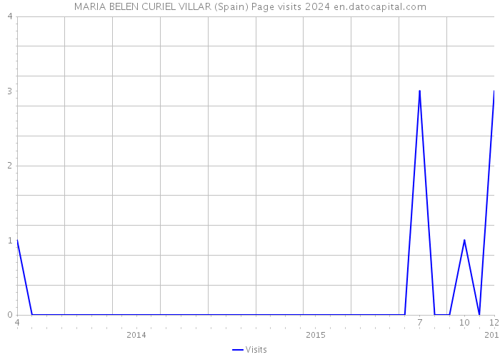 MARIA BELEN CURIEL VILLAR (Spain) Page visits 2024 