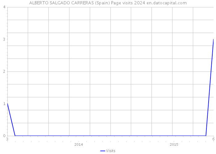 ALBERTO SALGADO CARRERAS (Spain) Page visits 2024 