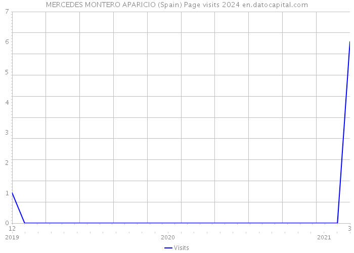 MERCEDES MONTERO APARICIO (Spain) Page visits 2024 