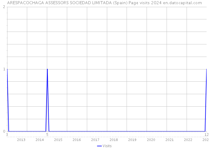 ARESPACOCHAGA ASSESSORS SOCIEDAD LIMITADA (Spain) Page visits 2024 