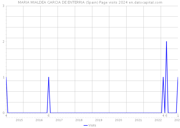 MARIA MIALDEA GARCIA DE ENTERRIA (Spain) Page visits 2024 