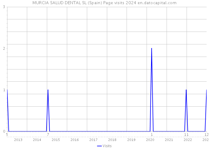 MURCIA SALUD DENTAL SL (Spain) Page visits 2024 