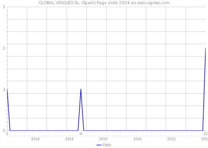 GLOBAL VINOLEO SL. (Spain) Page visits 2024 