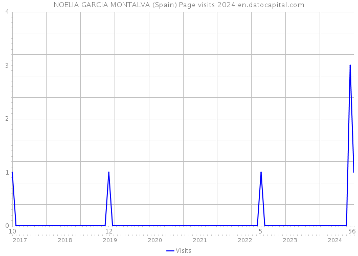 NOELIA GARCIA MONTALVA (Spain) Page visits 2024 