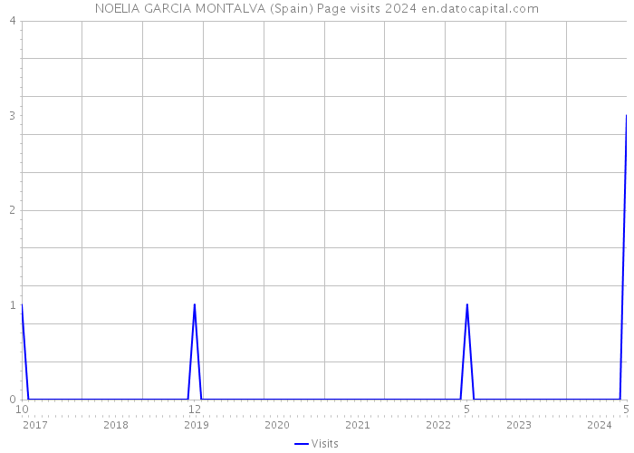 NOELIA GARCIA MONTALVA (Spain) Page visits 2024 